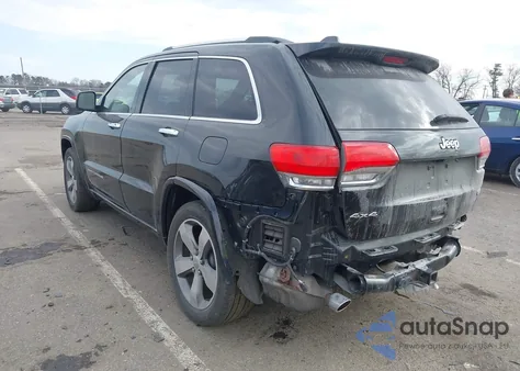 2015 Jeep Grand Cherokee Overland из США, поврежденный, VIN 1C4RJFCG1FC717207